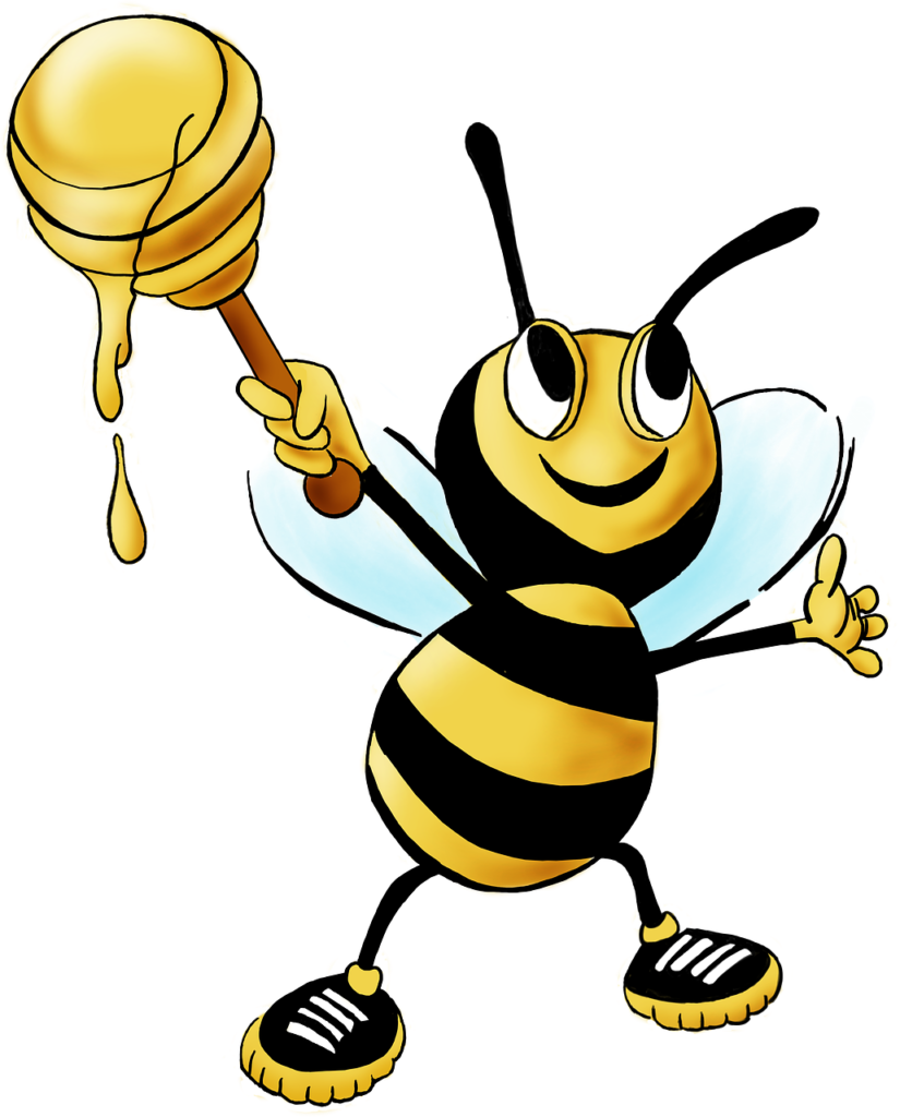 honey bee, bee, nature, honey, icon, bee icon, honey bee icon, cartoon, drawing, digital drawing, animal, insect, yellow, cut out